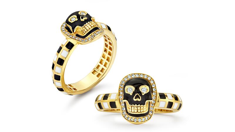 Buddha Mama skull ring